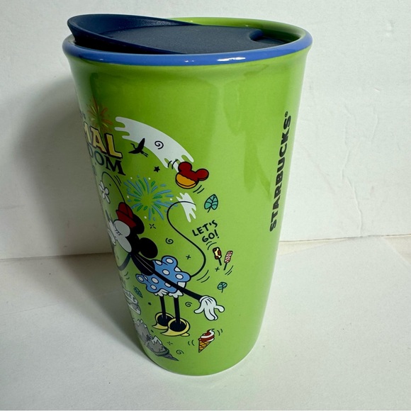 NWT. Disney Starbucks Animal Kingdon Mouse Starbucks Ceramic Tumbler - Picture 3 of 13